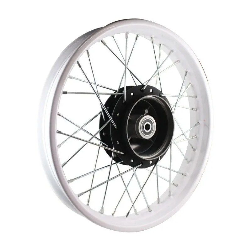 Rin trasero DM200 blanco/negro SPD Italika