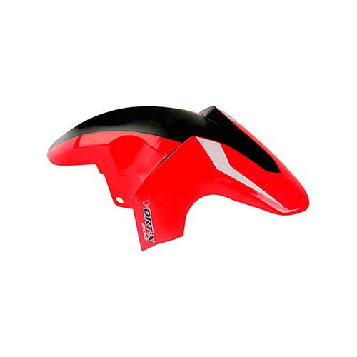 Salpicadera delantera para motocicleta rojo negro VORT-X 200  Italika