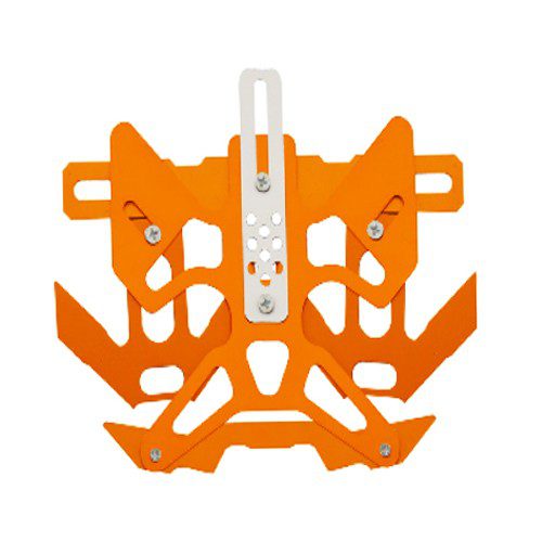 Porta placa para motocicleta dorado universal