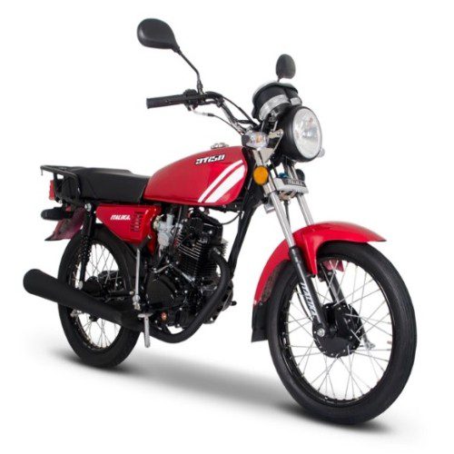 Motocicleta Italika DT150 clasica rojo / negro