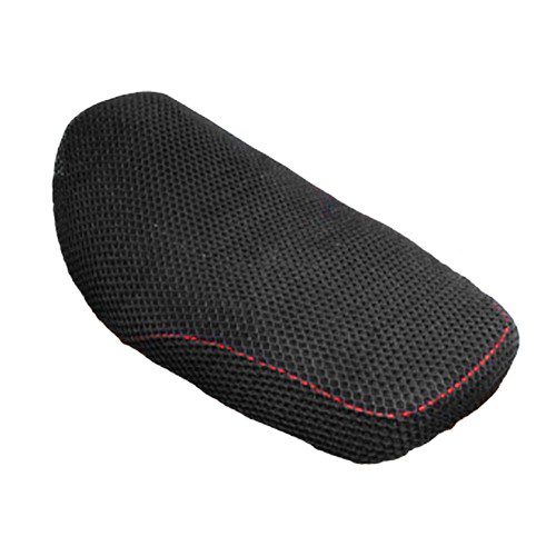 Cubierta de asiento negra universal grande para motocicletas de trabajo Alessia