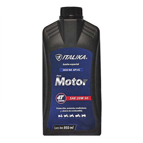 Aceite para motocicleta  4T-1L 20w50 lubricante SAE API SG Italika
