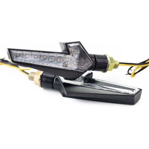 Direccionales negro par con 10pcs led dip modelo 1047 Kinlley