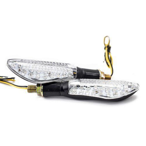 Direccionales negro par con 20pcs led dip modelo 1048 Kinlley