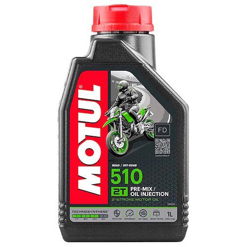 Aceite para motocicleta 2T-1L 510 Powerlube Motul