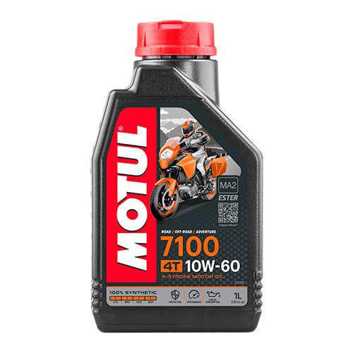 Aceite para motocicleta 4T-1L 10w60 7100 sintetico Motul