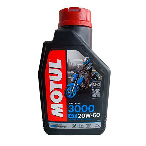 Aceite para motocicleta 4T-1L 20w50 3000 mineral Motul