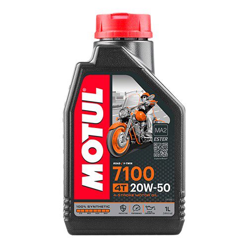 Aceite para motocicleta 4T-1L 20w50 7100 sintetico Motul
