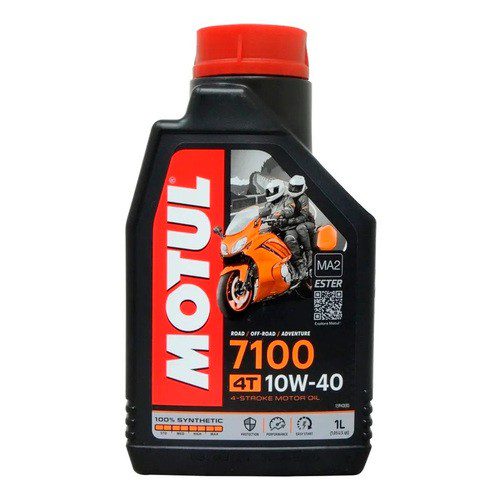Aceite para motocicleta 4T-1L 10w40 7100 sintetico Motul