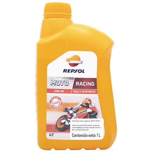 Aceite para motocicleta 4T 10w50 moto racing sintetico 1L Repsol