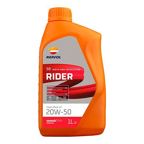 Aceite para motocicleta 4T 20w50 mineral moto Town 1L Repsol