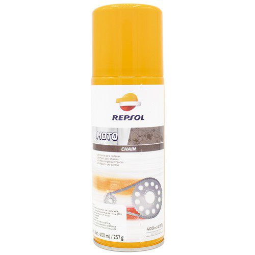Lubricante para cadena de motocicleta moto Qualifer chain 400ml Repsol
