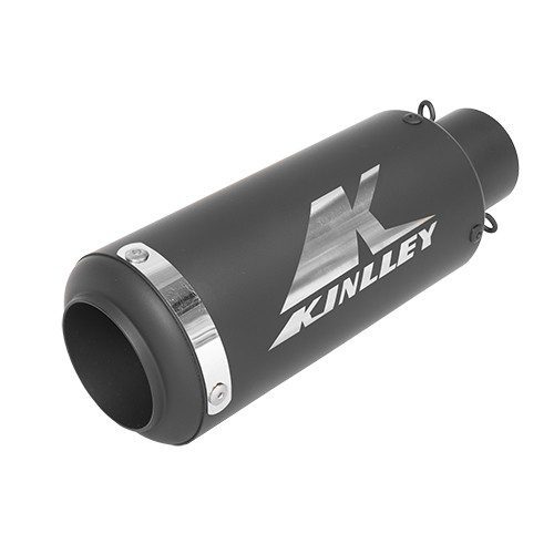 Escape para motocicleta universal Negro mate de 38 a 51MM F Kinlley