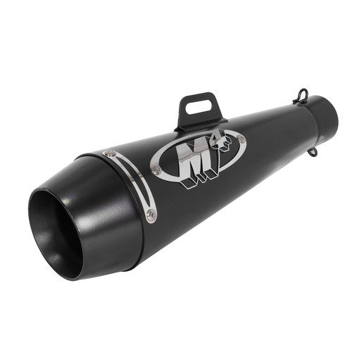 Escape para motocicleta universal deportivo M4 Negro con plata 34mm a 51mm Kinlley