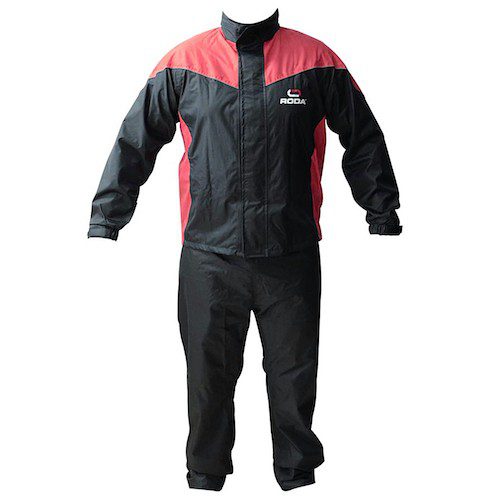 Impermeable Roda negro/rojo G