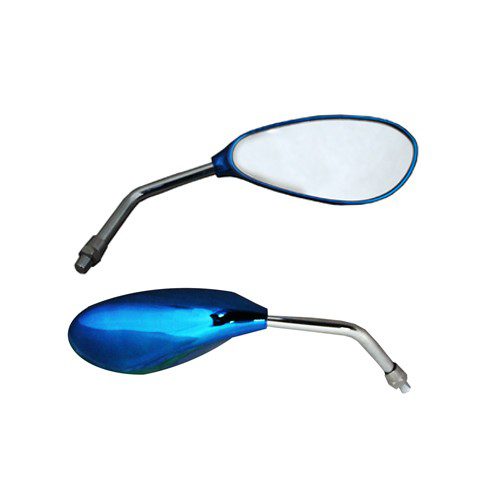 Espejos para motocicleta universales Azul 10mm Sayto