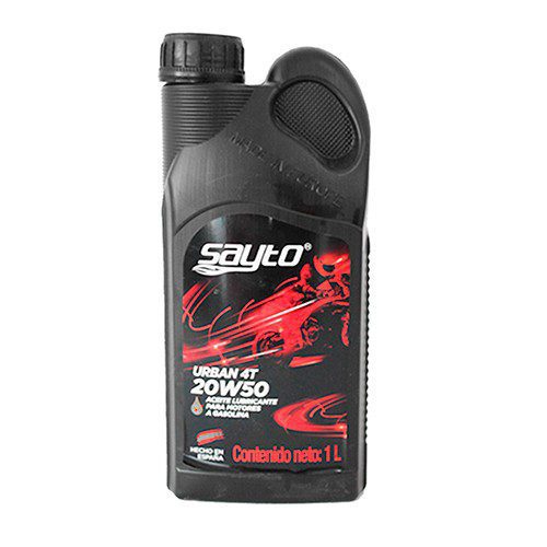 Aceite para motocicleta 4T-1L 20W50 Mineral Moto urban Sayto