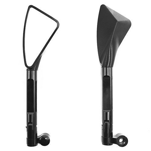 Espejos para motocicleta universales motonetas negro ZX2715 Kinlley