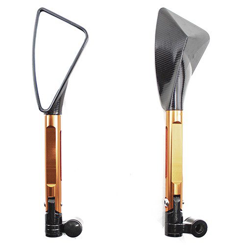 Espejos para motocicleta universales motonetas Oro ZX2678 Kinlley