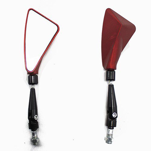 Espejos para motocicleta universales K137 rojo 10mm Kinlley