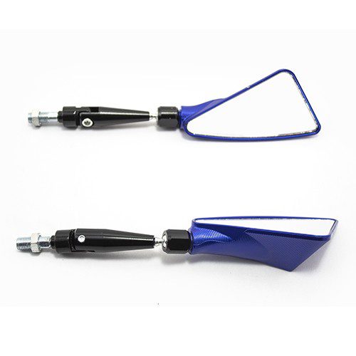 Espejos para motocicleta universales K137 azul 10mm Kinlley