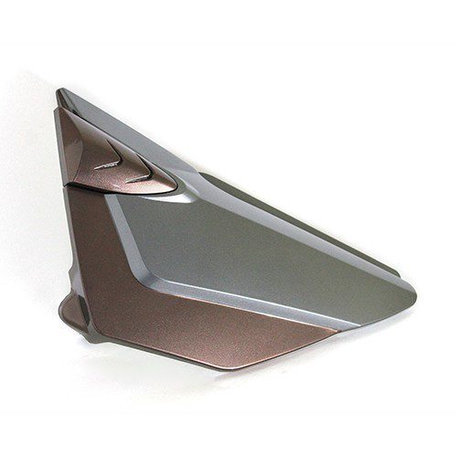 Tapas laterales para motocicleta FT125 Clasic gris/Café Jgo.