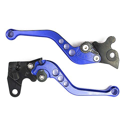 Manija de aluminio (par) motonetas azul Kinlley