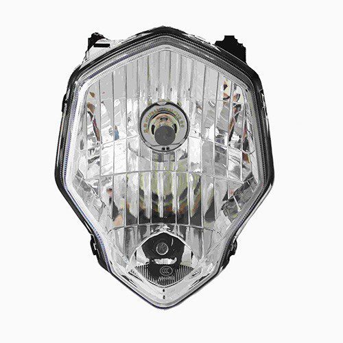 Faro completo para motocicleta DM150 rojo