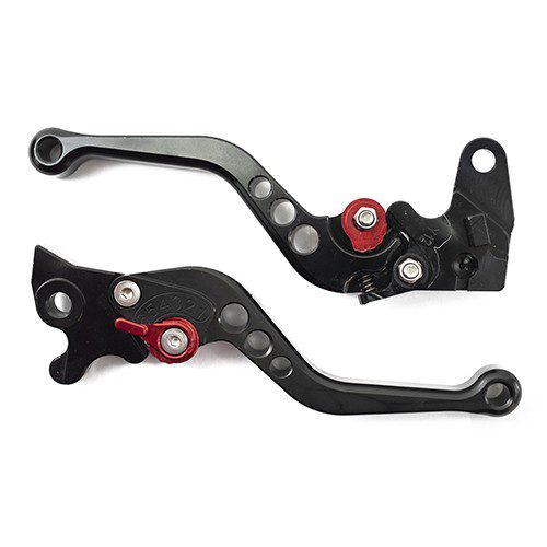 Manija de aluminio (par) motonetas negro Kinlley