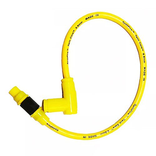 Capuchon cable de bujia racing amarillo 556mm