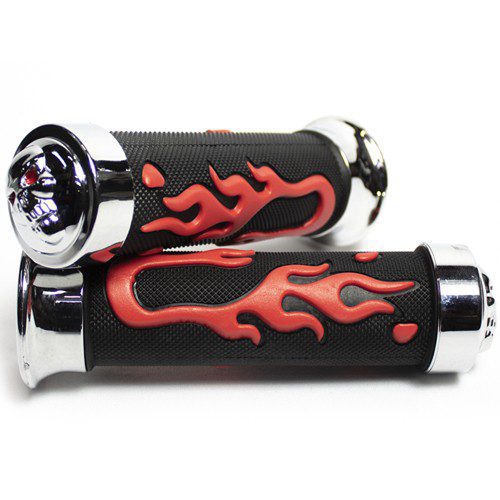 Puños Flame negro rojo Kinlley