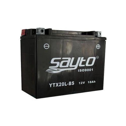 Bateria para motocicleta YTX20L-BS con acido Sayto