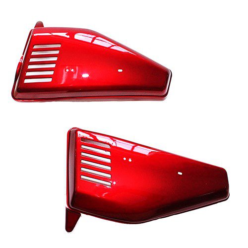 Tapas laterales para motocicleta rojo FT125 2009