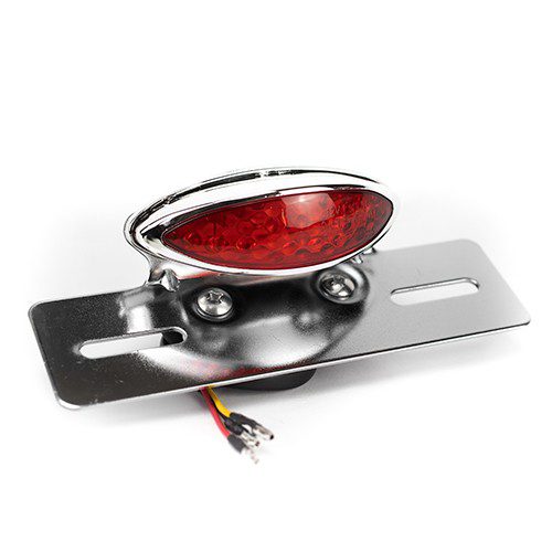 Calavera con soporte cromado con 19pcs Led dip 3 wires modelo 2001 Kinlley