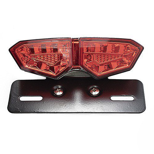 Calavera con base y soporte negro con luz trasera y de giro model 2037 Kinlley