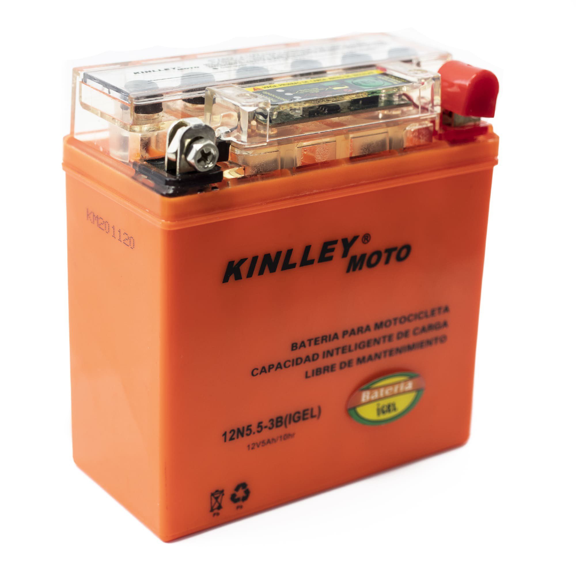 Bateria para motocicleta 12N5.5-3B (YB5L-B) de gel Kinlley
