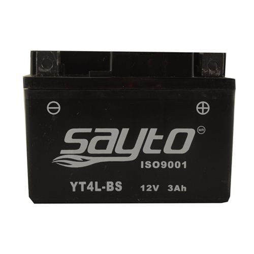 Bateria para motocicleta YT4L-BS con acido Sayto