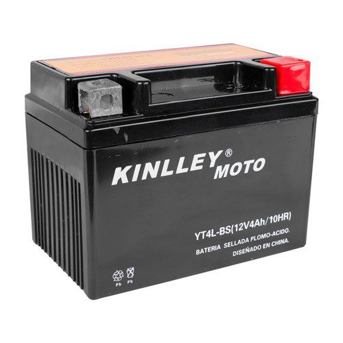 Bateria para motocicleta YT4L-BS sellada Kinlley