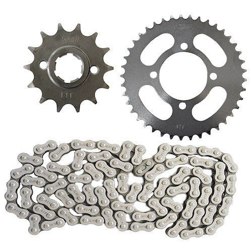 Kit engranes y Cadena para motocicleta EN 125 HU Sayto