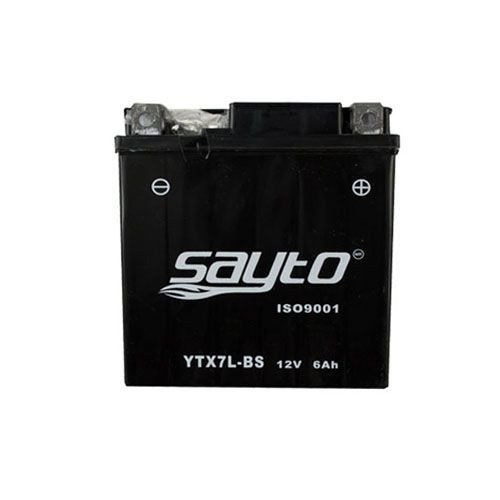 Bateria para motocicleta YTX7L-BS con acido Sayto