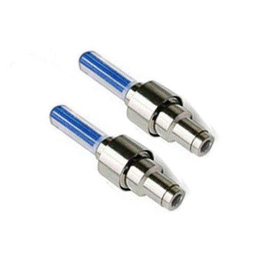 Tapon de valvula para motocicleta con luz azul Juego