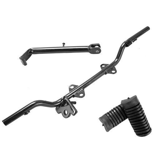 Barra de posapie delantera completa para motocicleta FT125 DT125 DT150 DELIVERY FT150 GRAFITO Cargo 125 Kinlley