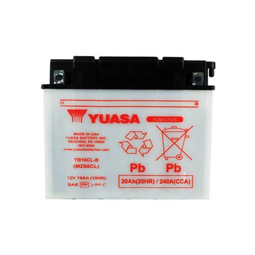 Bateria para motocicleta YB16CL-B  sin acido Yuasa