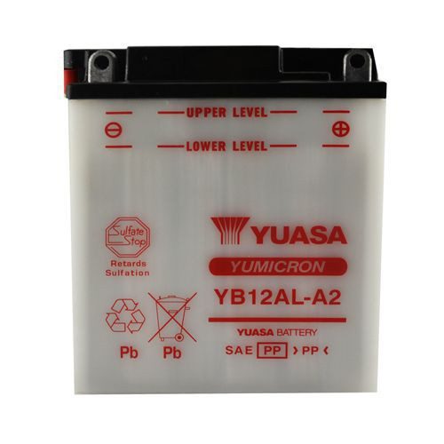 Bateria para motocicleta YB12AL-A2  sin acido Yuasa