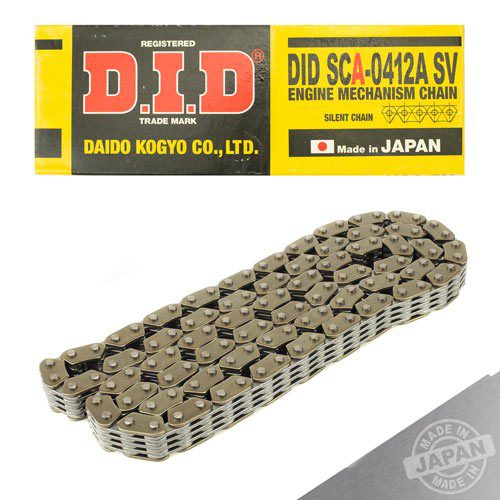 Cadena de distribucion para motocicleta SCA 0412A SV 5 PLACAS X 148 DID