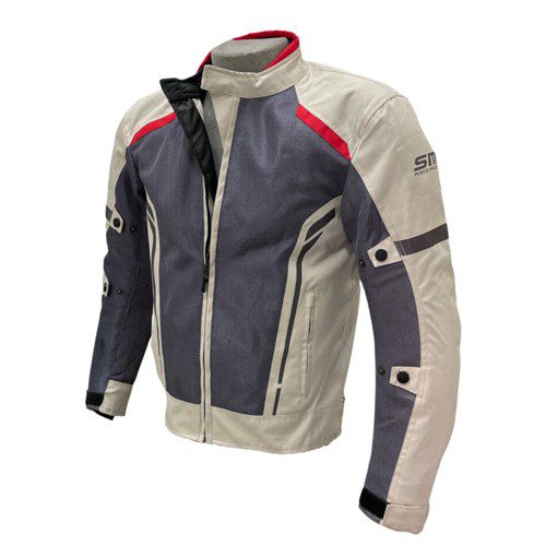 Chamarra para motociclista SM-Meshtec Gris Hebotech Talla M