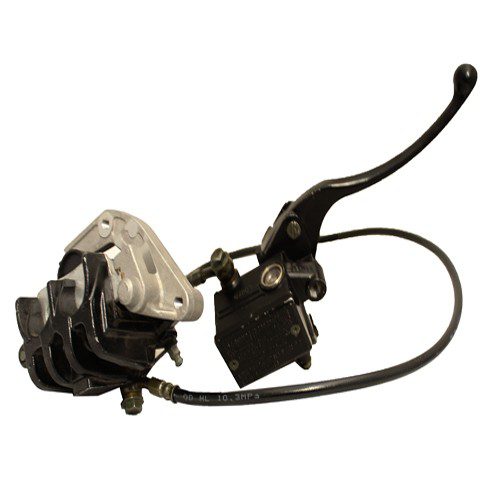 Manija derecha C8 completa con deposito de freno Jiajue