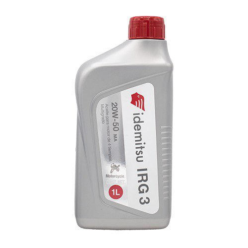 Aceite para motocicleta 4T-1L IRG3 20w50 mineral Idemitsu