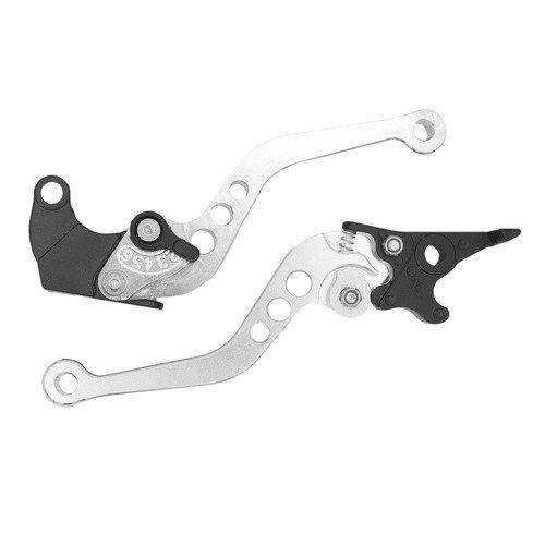 Manijas de aluminio plata 125Z