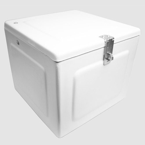 Caja de fibra de vidrio 40x40x35cm blanca ESTA-02